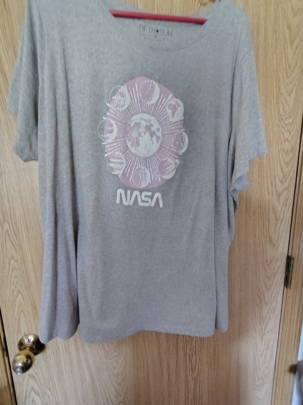 3XL NASA Celestial moon phase shirt